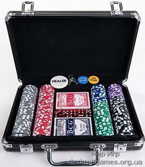 Покерный набор 200 фишек, кейс, С3