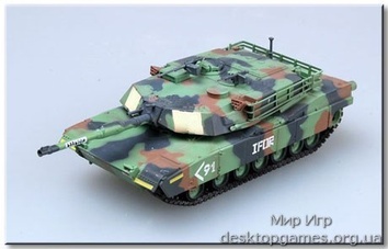 Собранная коллекционная модель танка M1A1 - фото 2