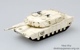 Собранная коллекционная модель танка M1A1 Kuwait 1991