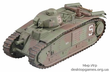 Собранная модель французского танка Bi bis 323 VAR