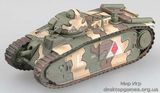 Стендовая модель танка Char B1