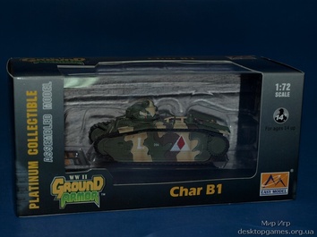 Стендовая модель танка Char B1 - фото 2