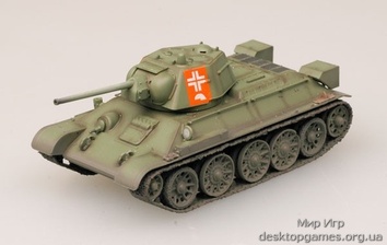 Готовая модель танка T-34/76