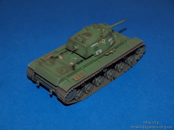Стендовая модель танка КВ-1 - фото 3