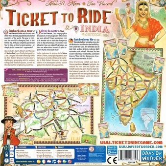 Ticket to Ride - India + Switzerland Maps Collection - фото 5