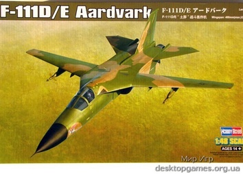 Сборная модель самолета F-111D/E Aardvark