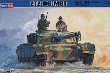 Сборная пластиковая модель танка PLA ZTZ96 MBT