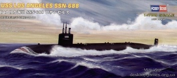 USS NAVY LOS ANGELES SUBMARINE SSN-688