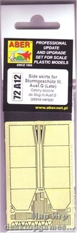 Side skirts for Sturmgeschutz III (late model)