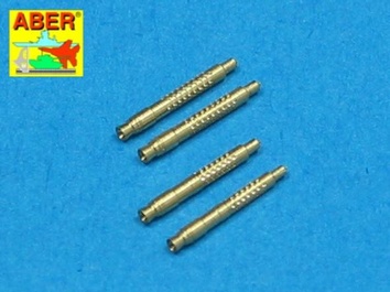 Набор из 4 точеных наконечников стволов пулеметов 13 mm для MG 131