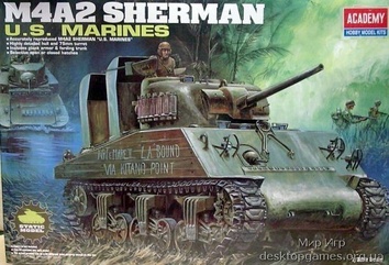 Модель танка M4A2 Шерман