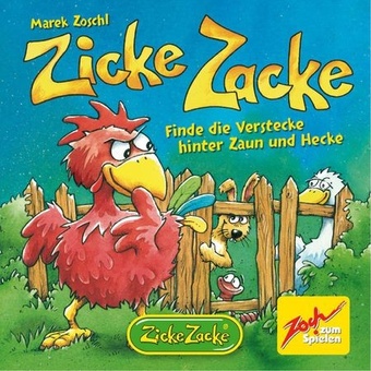 Цыплячьи бега: Прятки (Zicke Zacke card game)