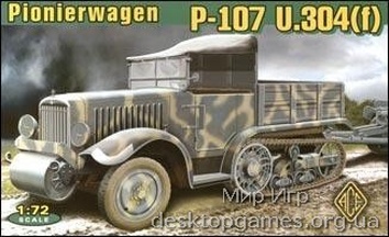 Германский полугусеничный транспортер Pionierwagen Unic P-107 U.304(f)