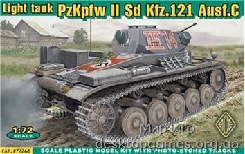PzKpfw II SD Kfz.121 Ausf.C Германский легкий танк