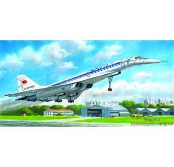Советский сверхзвуковой пассажирский самолет Туполев-144Д