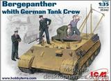 ICM35342 Bergepanther, early with tank crew