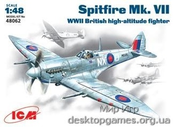 ICM48062 Spitfire Mk.VII WWII RAF fighter