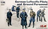 Немецкие летчики люфтваффе и наземный персонал