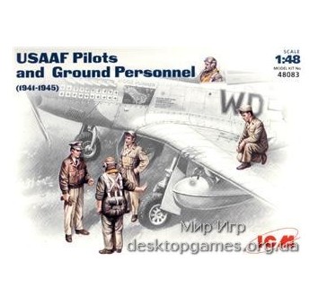 ICM48083 WWII US Pilots and Technics
