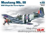 ICM48123 Mustang Mk.III WWII RAF fighter