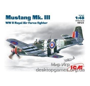 ICM48123 Mustang Mk.III WWII RAF fighter