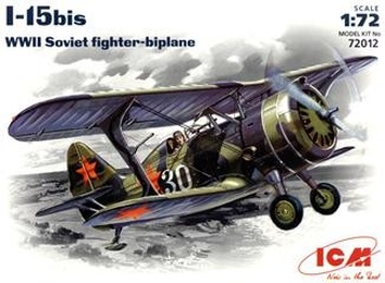 ICM72012 I-15bis WWII Soviet fighter