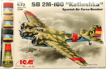 ICMset72161 SB 2M-100 Spanish bomber (самолет)