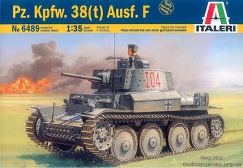 Масштабная модель танка Pz.Kpfw 38(t) Ausf. E/F