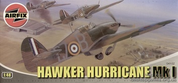 Модель самолета Хоукер Харрикейн MK1 (серия 4)