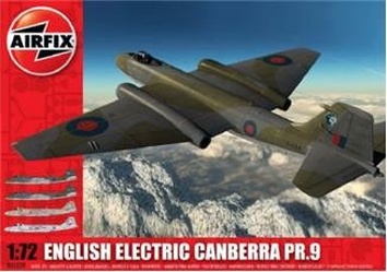 ENGLISH ELECTRIC CANBERRA PR.9 SERIES 5 (1:72 SCALE)