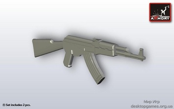 7.62mm AK-47 - Soviet asault rifle (2pcs)