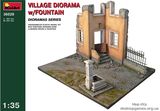 MA36028 Village diorama with fontaine