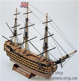Сборный деревянный корабль Виктори мини (HMS Victory mini)