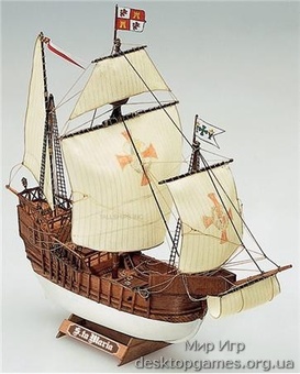 Сборная деревянная модель корабля Санта-Мария (Santa Maria mini)