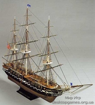 Сборная деревянная модель корабля Конститьюшн