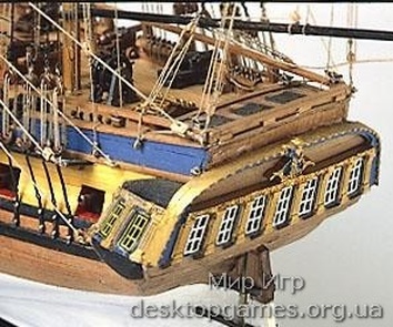 Модель корабля из дерева La Gloire - фото 2