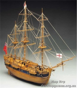 Деревянная модель корабля Эндевор (Endeavour nuova versione 94)