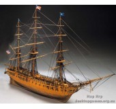 Деревянная модели американского фрегата Конститьюшн (USS Constitution)