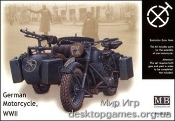 MB3528 WWII German motorcycle