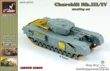 Набор фототравления для модели танка Churchill Mk.III/IV