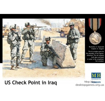Фигурки американских солдат в Ираке