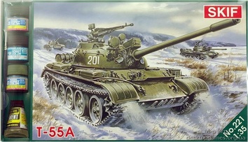 MKset221 T-55A Soviet medium tank (танк)