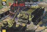MW7212 T-34-85 Soviet WWII repair retriever with winch