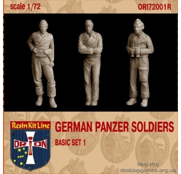 German Panzer Soldiers (basic set 1), resin