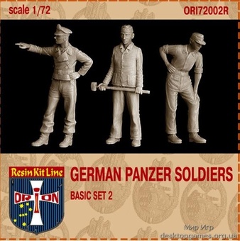 German Panzer Soldiers (basic set 2), resin
