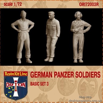 German Panzer Soldiers (basic set 3), resin
