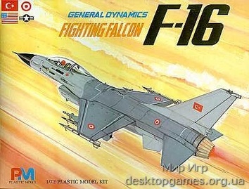 Модель самолета F-16