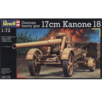 Немецкое тяжёлое орудие 17cm Kanone 18