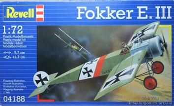 Сборная модель самолета Fokker E-III