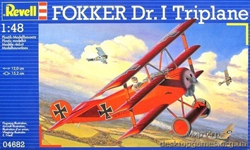 Истребитель триплан Fokker DR.I
